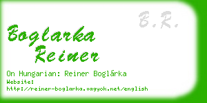 boglarka reiner business card