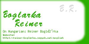 boglarka reiner business card